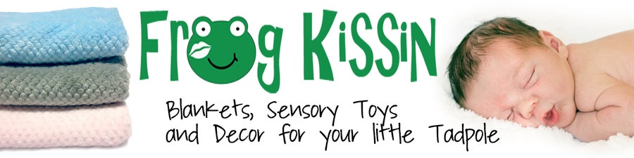 Sensory Blankets Loveys Toys & Decor for your tadpole by FKTadpole