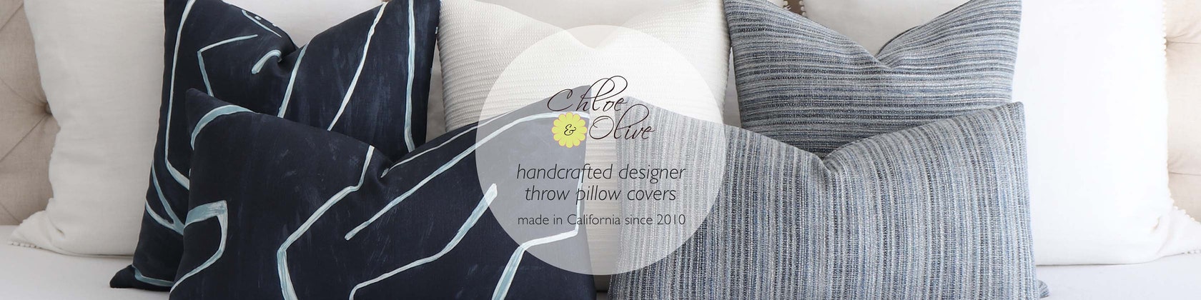Chloe and Olive Pillow Shop  Custom Made Designer Pillow Covers