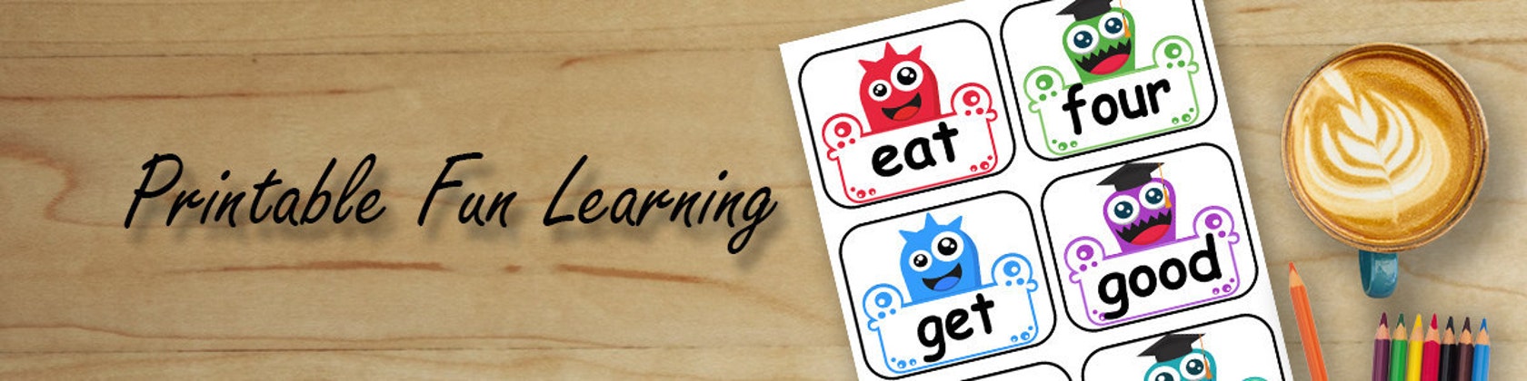 Teacher Printable Learning Resources by PrintableFunLearning