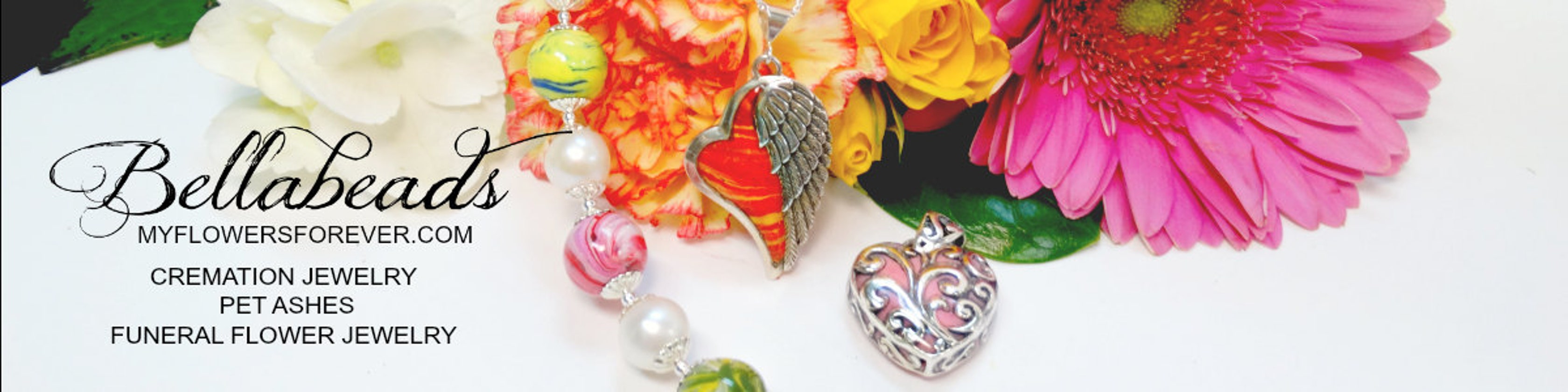 Memorial Jewelry Cremation Jewelry and by myflowersforever on Etsy