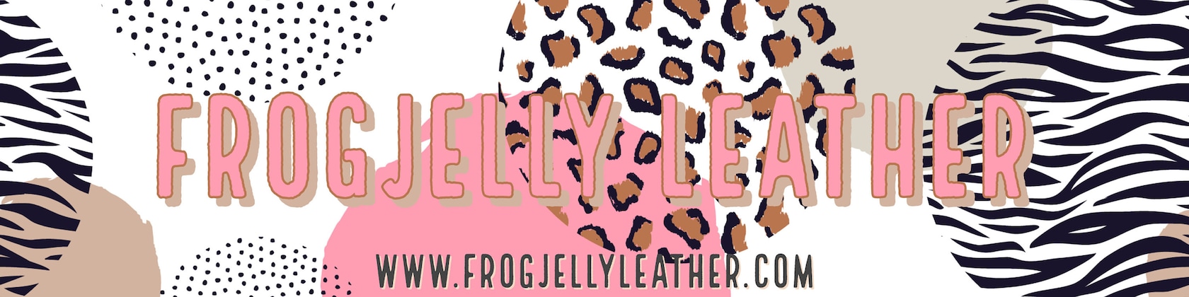Frogjelly Leather Cotton Candy Pink Extra Fine Glitter Faux Leather