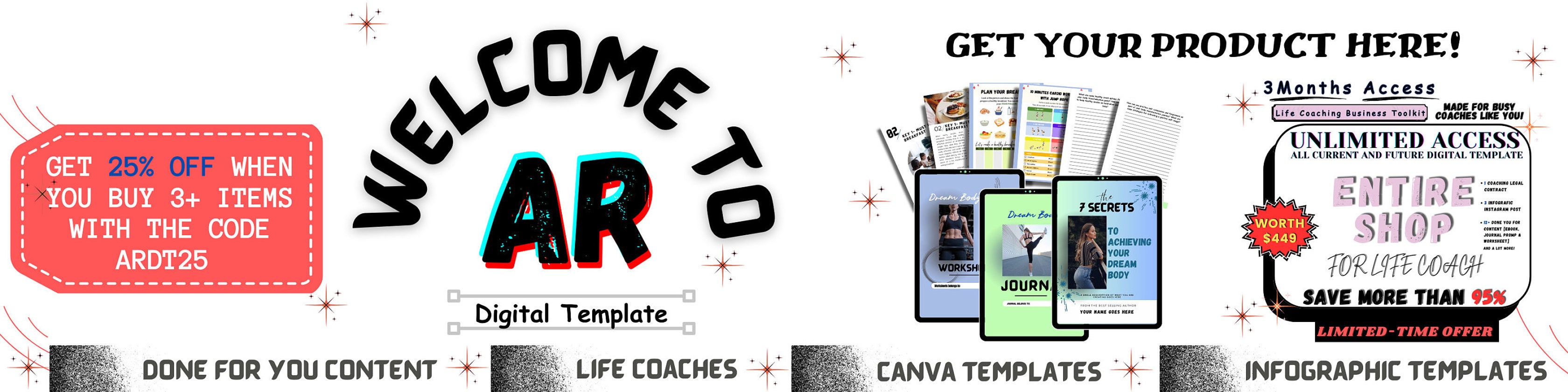 ARDigitalTemplate - Etsy
