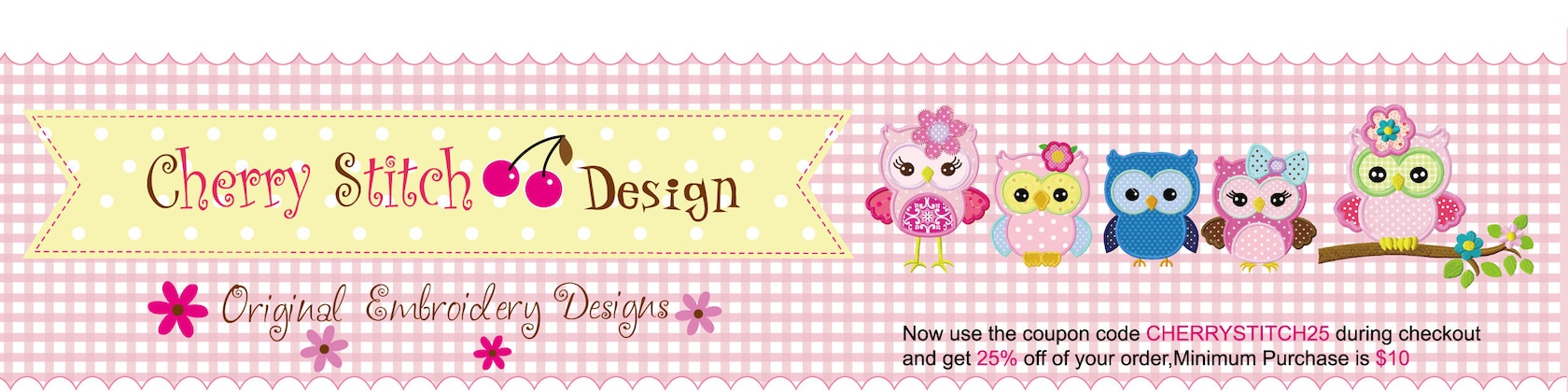Original Machine Embroidery Designs Digital By Cherrystitchdesign,Portfolio Design For Students Folder