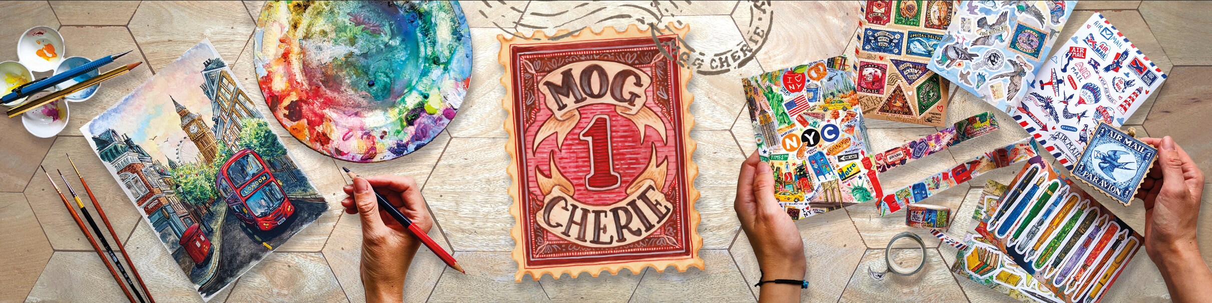 ビーズ　 ミニ財布　小銭入れ　パリ　フランス　飛行機　エアメール ビーズ ミニ財布 小銭入れ パリ フランス 飛行機 エアメール 【公式通販】