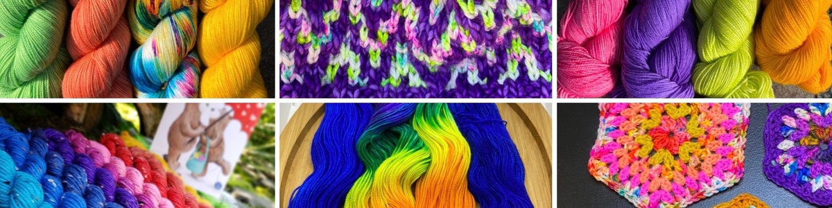 Hand Dyed Donegal DK Minis. 20g Mini Skeins Purchase 5+ receive discount Little Things CowlBeanie Sesame Street Inspired Donegals
