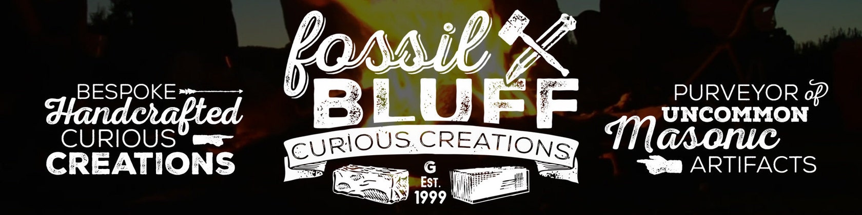 Masonic Blue Ribbon Christmas Ornament - Fossil Bluff