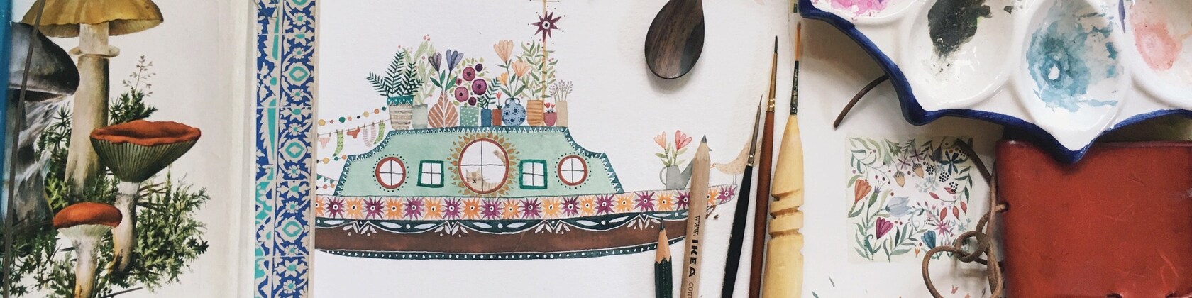 Hand Embroidered Creatures Folk And By Meganivygriffiths On Etsy