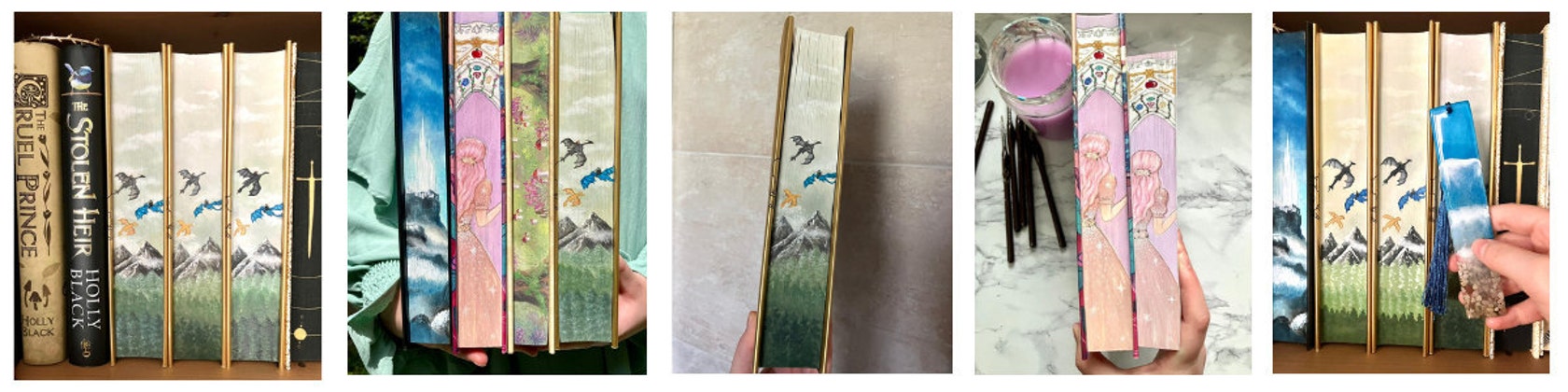 Babel Painted Edges Fore-edge Painting Hand-painted Book Book Lovers Tiktok  painted Pages Painted Book Edges R F Kuang Rebecca 