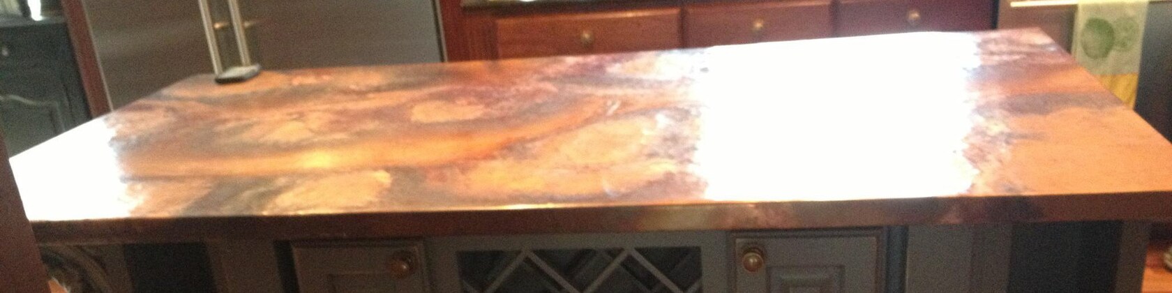 24 Wide Copper Sheet Unhammered Finish Flamed Sheets Craft