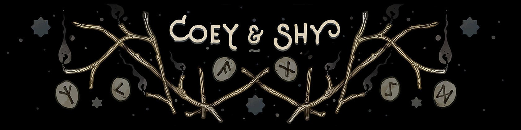 Shy & Coey: Shadow Box Occult Insects (Pins, Stickers)