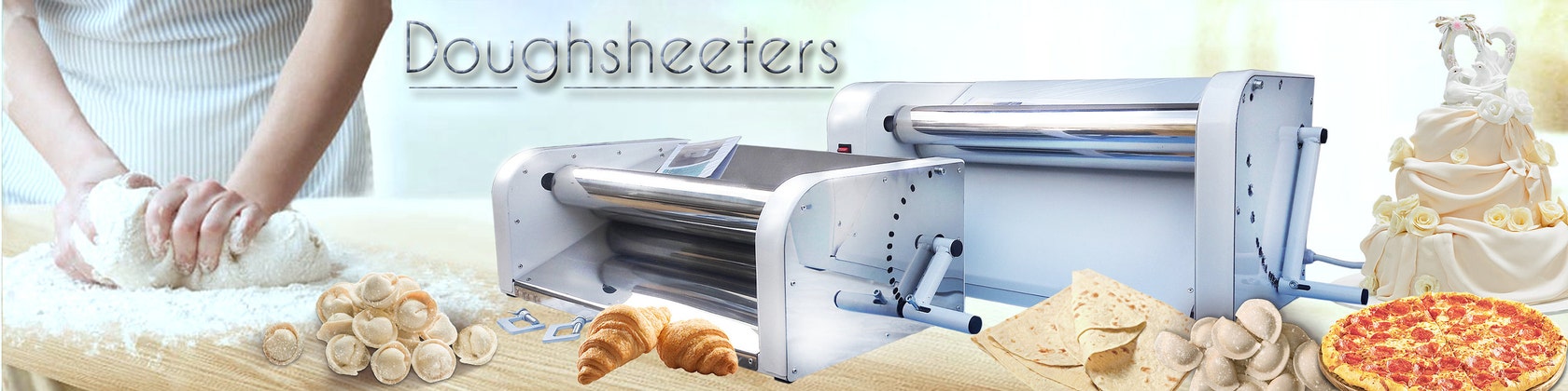 Manual Dough Sheeter 19.7 Inc., Dough Fondant Pizza Roller Tortilla Pasta  Maker Machine Dough Cakes Croissants Bread, Puff Pastry, Dumplings 