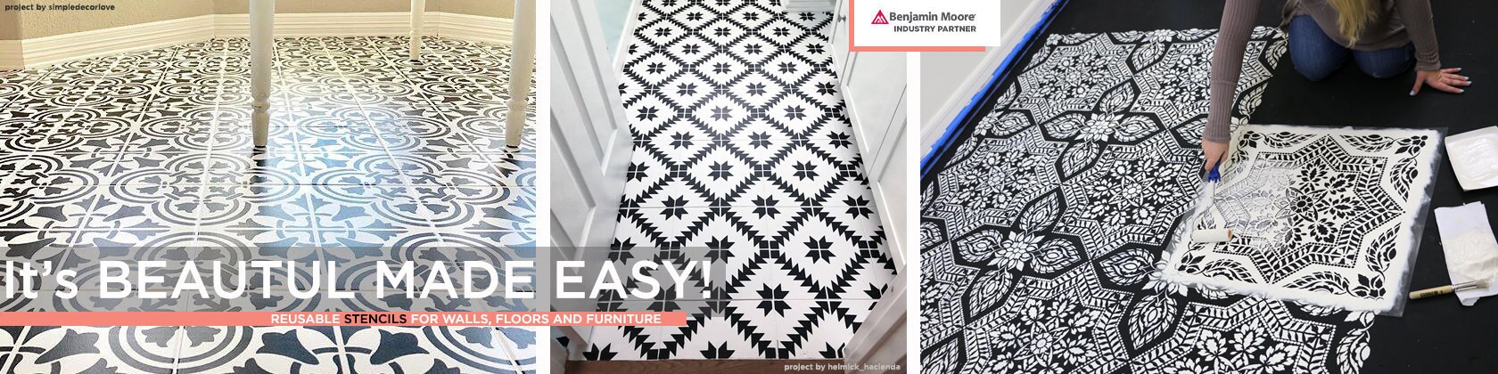 Wall Stencils Tile Stencils Furniture By Cuttingedgestencils