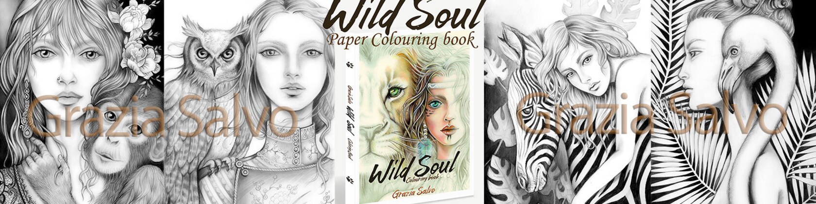 Download Colouring Pages And Colouring Books By Graziasalvoart On Etsy
