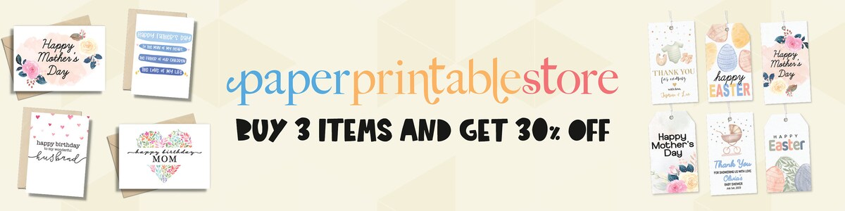 PaperPrintableStore - Etsy
