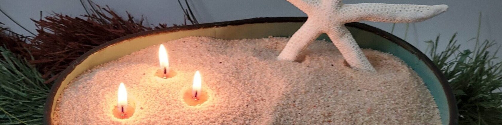  Sand Candle > Make Your Own Sand Candles Pour on Surface-  Floats on Water- Candle Making Supplies Personalized Candles - 1 lb Bag (2  Wicks Included) Beach (Natural)