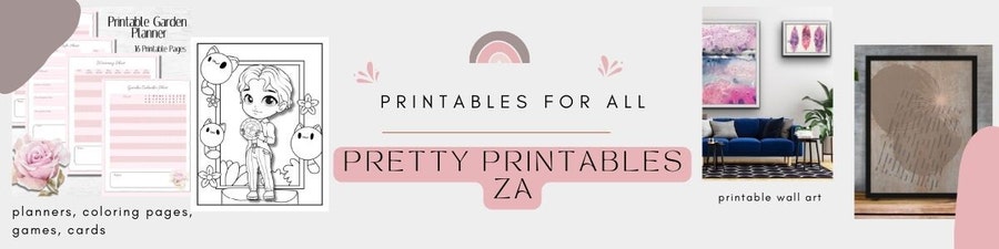 PrettyPrintablesZA - Etsy