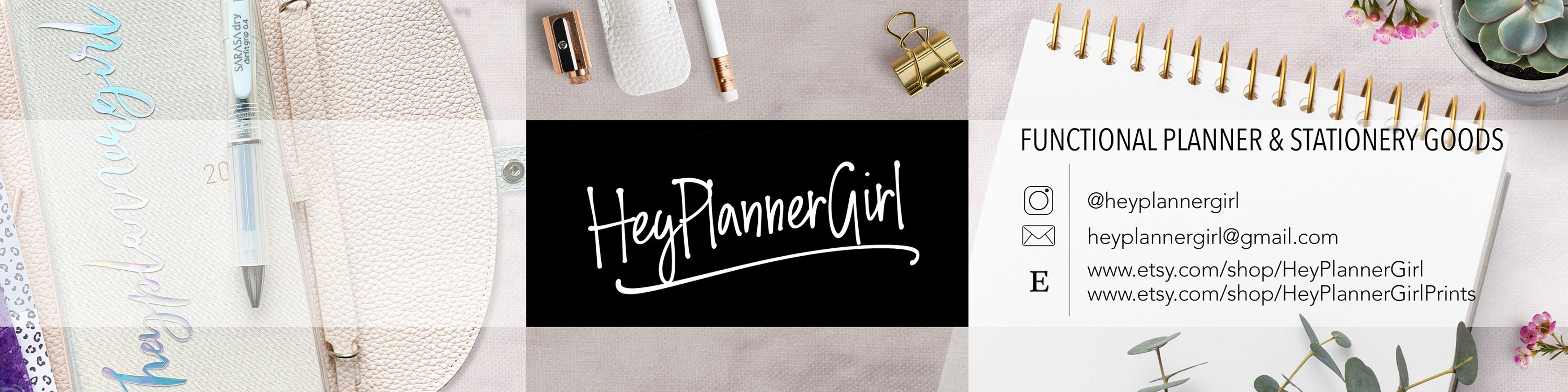 FUNCTIONAL PLANNER & STATIONERY GOODS by HeyPlannerGirl on Etsy