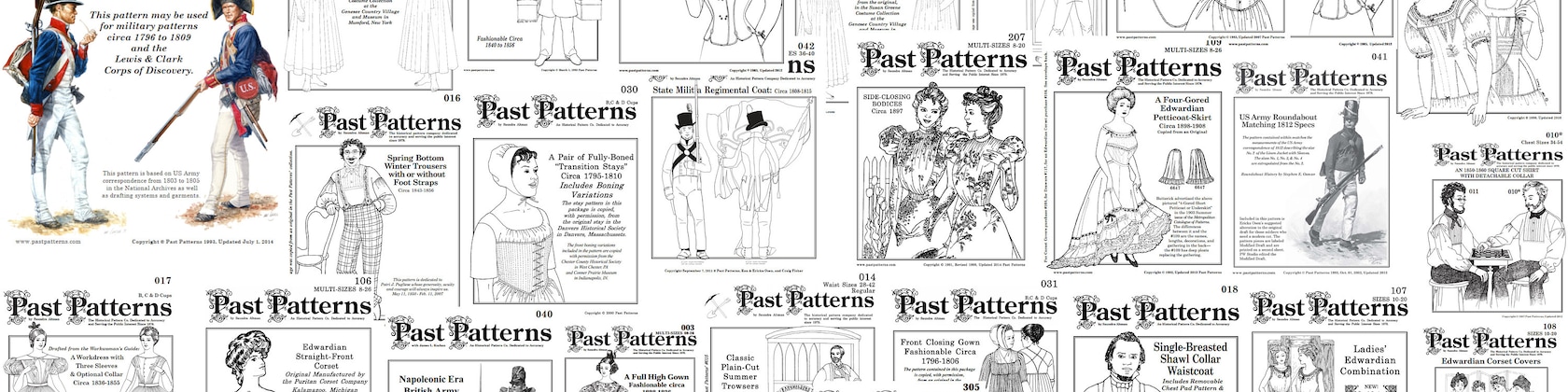 WHERE DID YOU GET THOSE PATTERNS? - I'll Tell Ya! Curating a Vintage Pattern  Stash — BURIED DIAMOND
