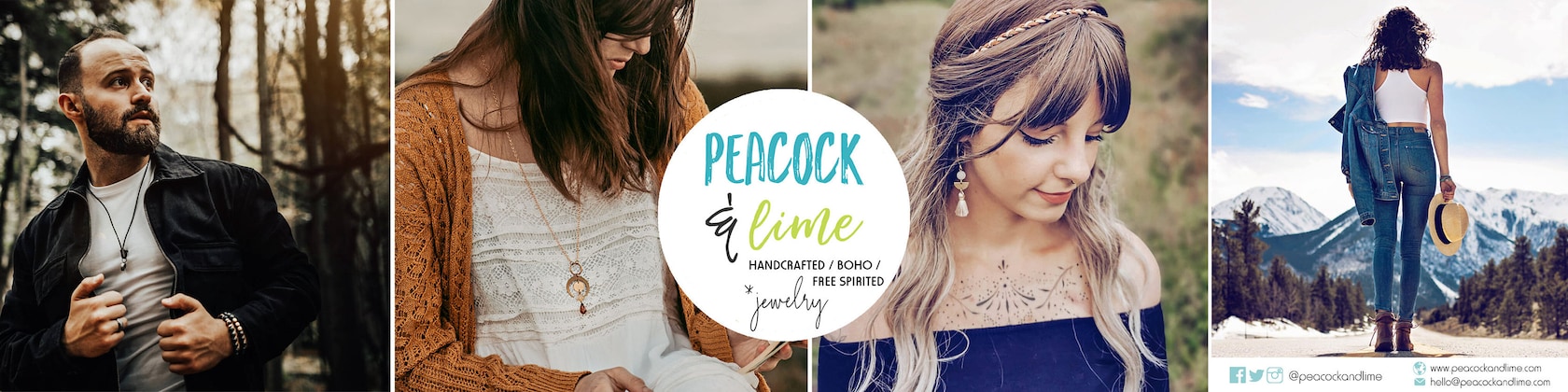 Necklaces and Necklines – Peacock & Lime