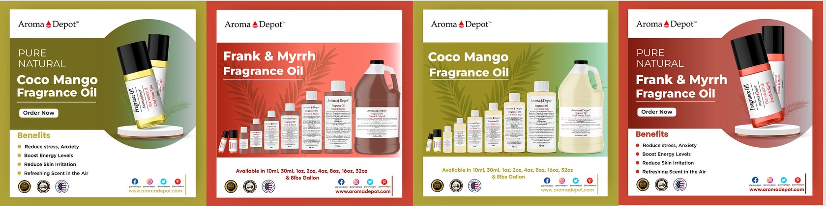  Aroma Depot 1oz / 30ml Blue Nile Perfume Oil for