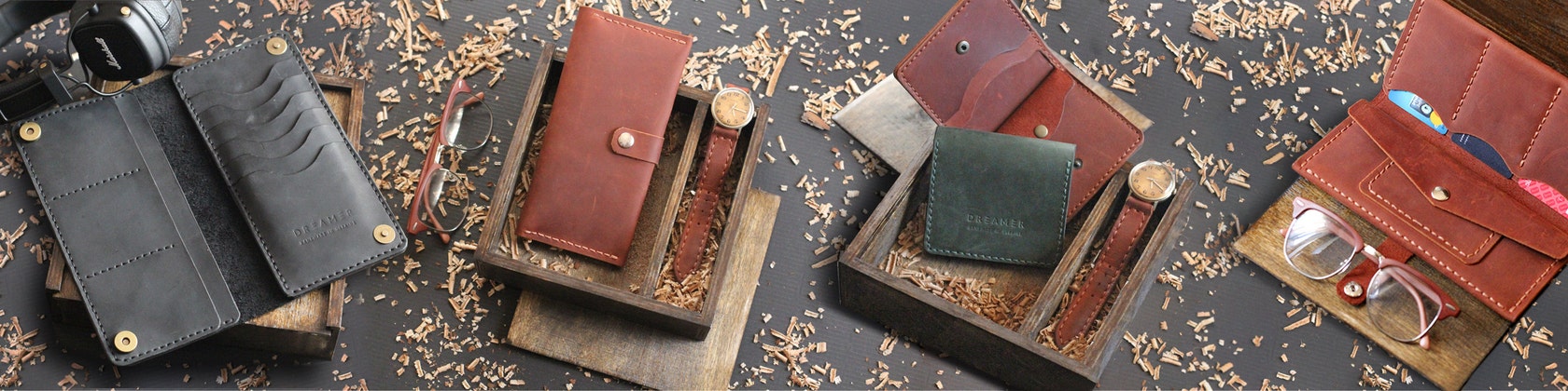 Leather Passport Cover  Walnut – Dreamers Supply Co.