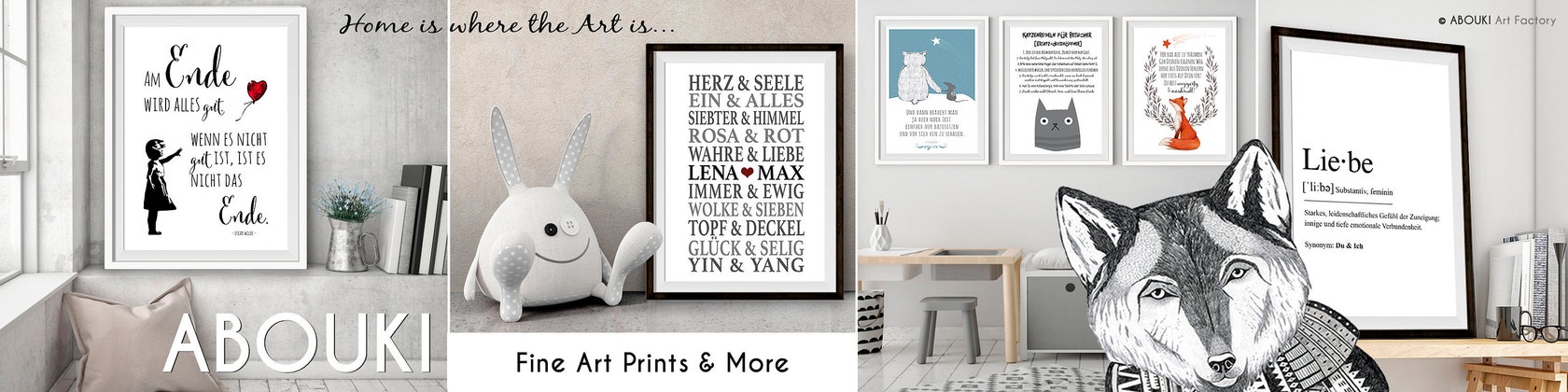 Abouki Art Factory Kunstdrucke Und Wohnaccessoires Von Abouki