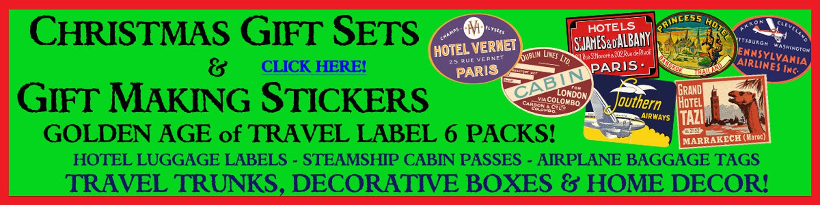 Stickers Clip Art Papers Travel Scrapbooks By Rarepaperdetective