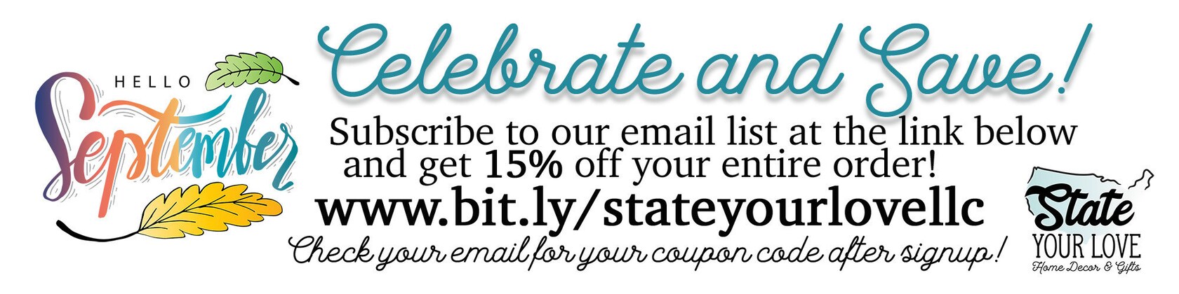 StateYourLoveLLC - Etsy