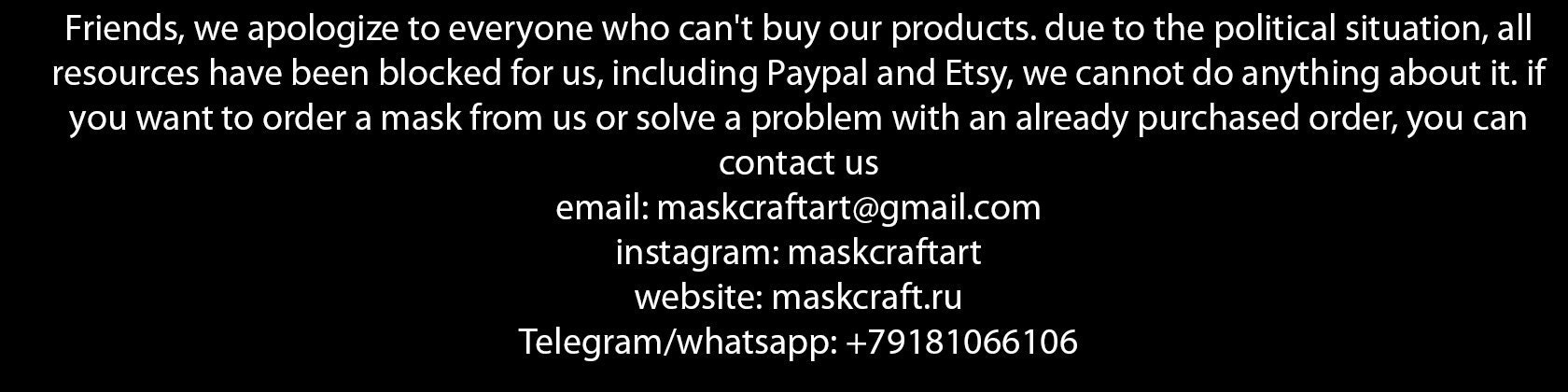MaskCraftArt - Etsy