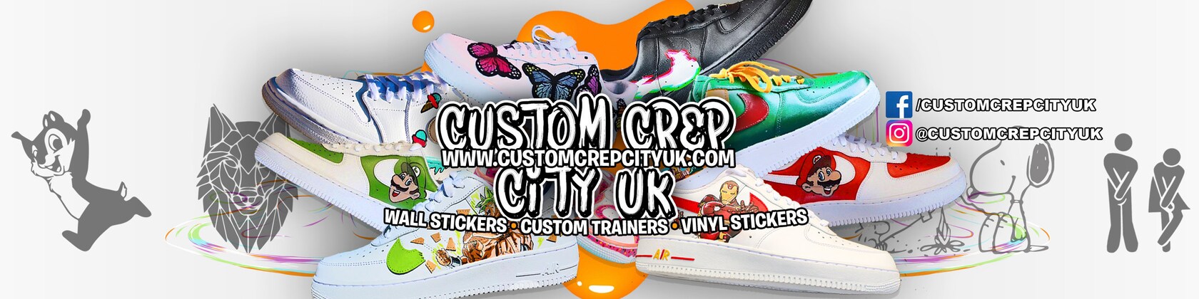 The Home of Custom Hand Painted Trainers par CustomCrepCityUK Lilo & Stitch x AF1 | THE CUSTOM MOVEMENT | Custom shoes diy