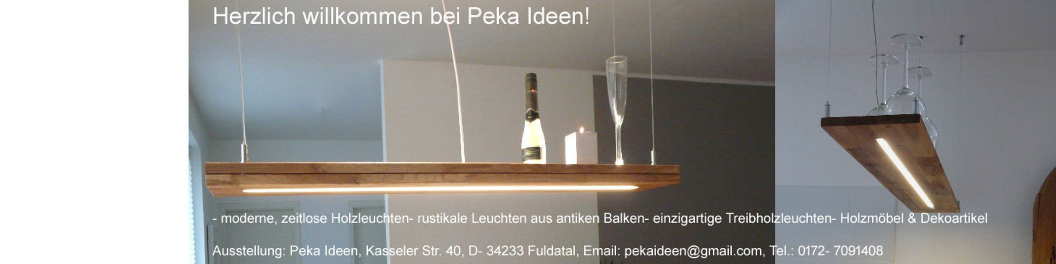 Holzleuchten Treibholzlampen & Antikbalkenlampen von PekaIdeen