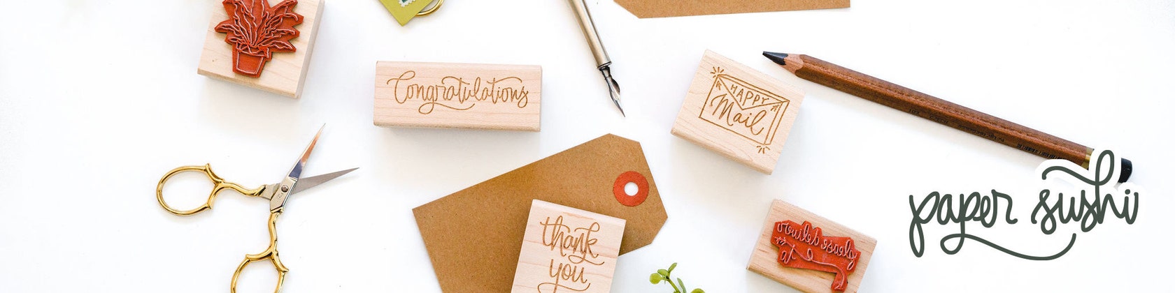 Letterpress Greeting Card Dividers by Paper Sushi