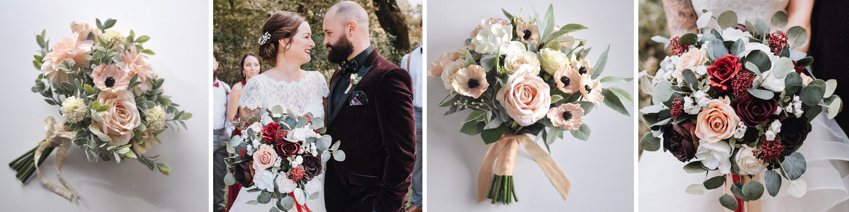 Wedding Bouquets Wedding Flowers Silk By Hollysflowershoppe