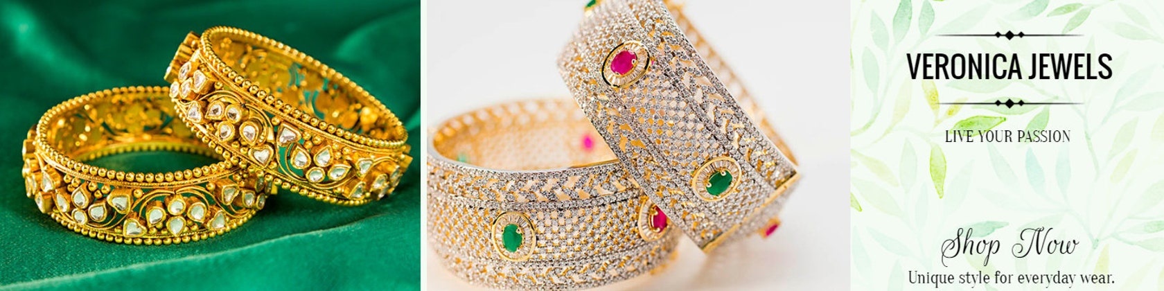 14ct Rose Gold Nail Design Cuff Bracelet - Veronica's Jewellery