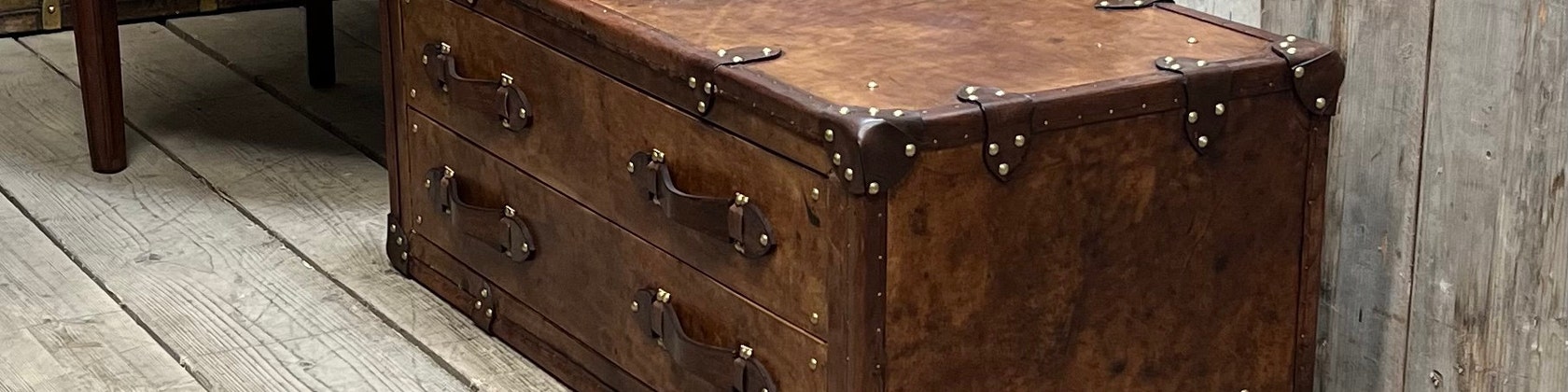 Furniture Inspired by Old Steamer Trunks