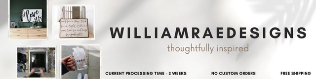 WilliamRaeDesigns - Etsy Canada