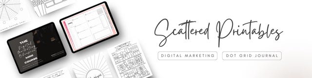 ScatteredPrintables - Etsy UK