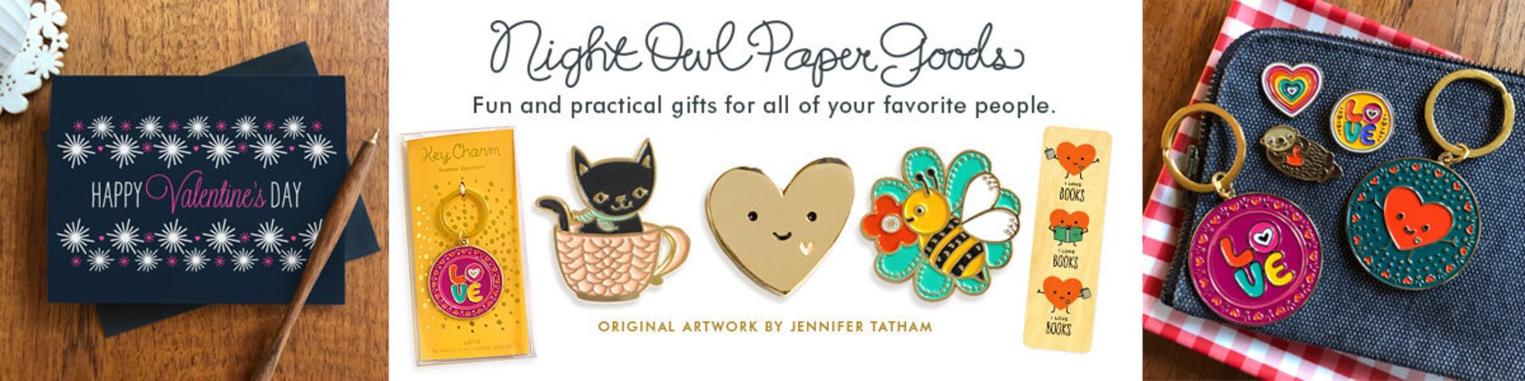 Happy Heart ‹ Accessories « Night Owl Paper Goods — Stationery & Wood Gifts