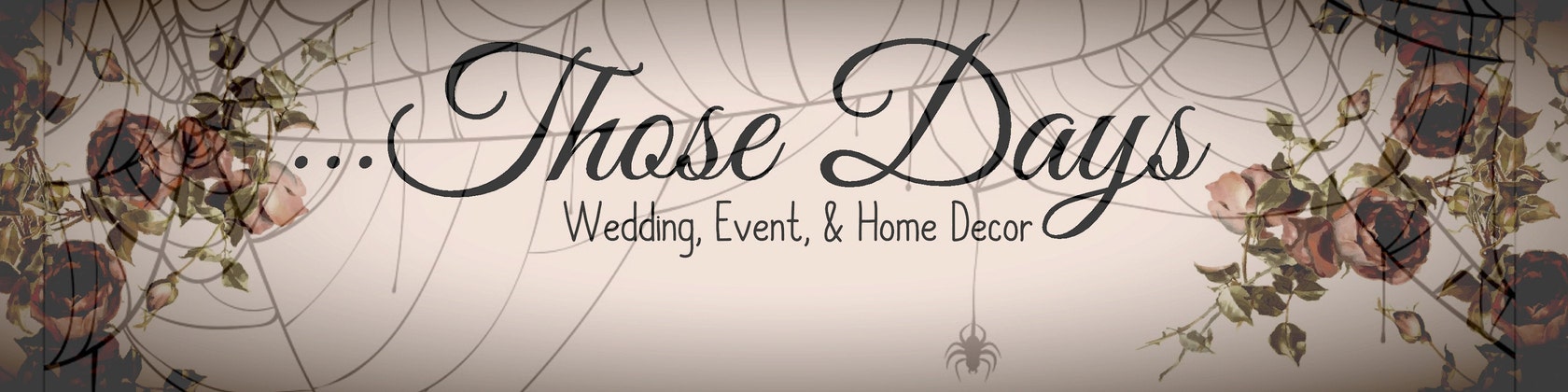 Wedding Event Home Decor By Thosedays On Etsy