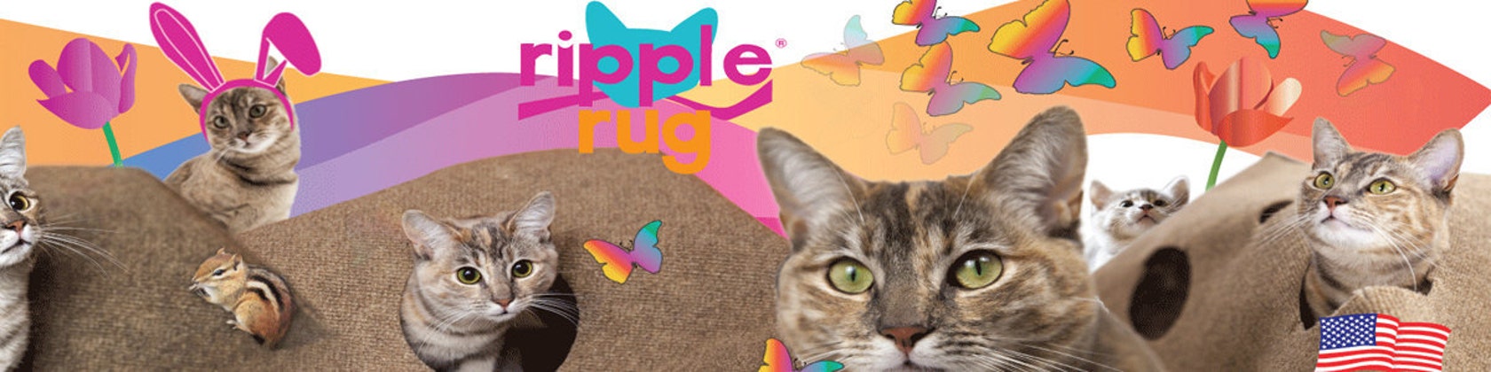 The Ripple Rug Cat Activity Mat - Interactive play with your cat