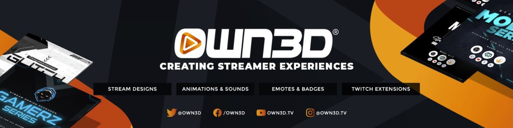 Chat Overlays / Screens / Banners for Twitch & More - OWN3D 🔥