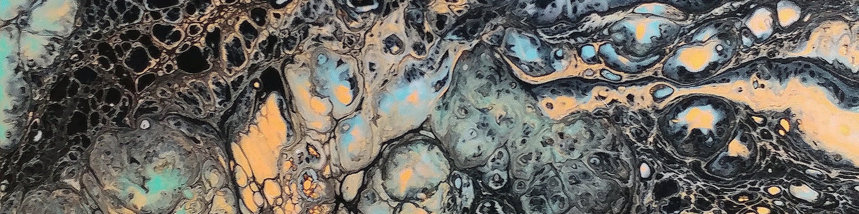 Abstract wall art made in Michigan by ERVANDE on Etsy