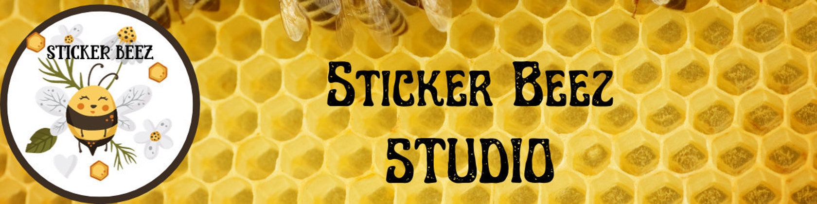 Bee Stickers Sheet for Printable Graphic by Printspedia · Creative Fabrica