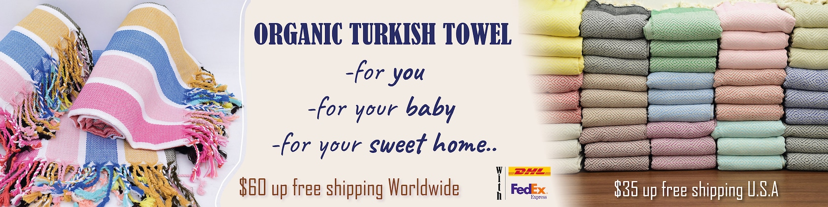 Organic Hand Towel - The Turkish Towel Company