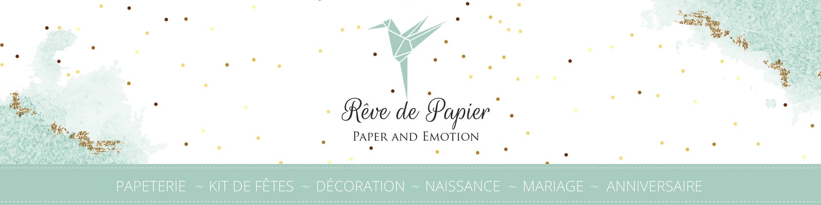 Reve De Papier Various Decorations And By Revedepapier On Etsy