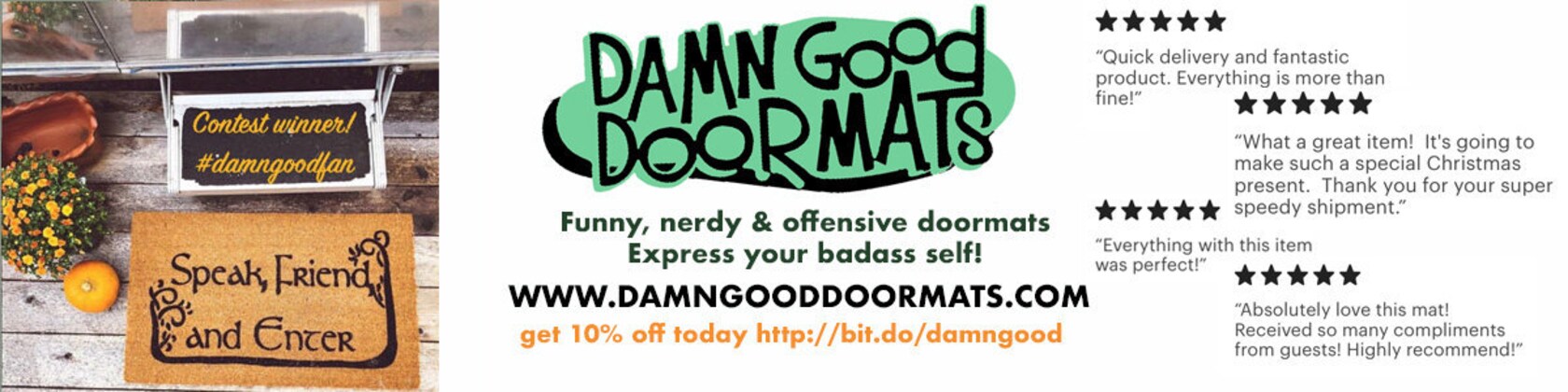 Damngooddoormats Com Make Your Doormat Damn By Damngooddoormats