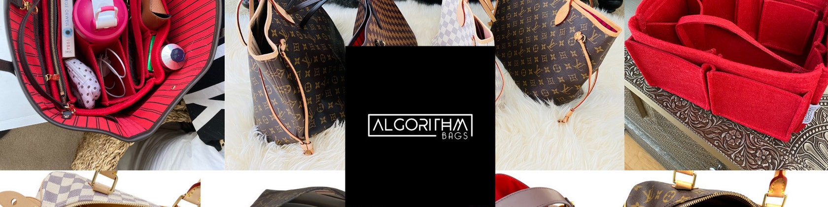  AlgorithmBags design for LV Neverfull MM Luxury Purse Organizer  Insert Shaper Liner Divider, Black Noir : Clothing, Shoes & Jewelry