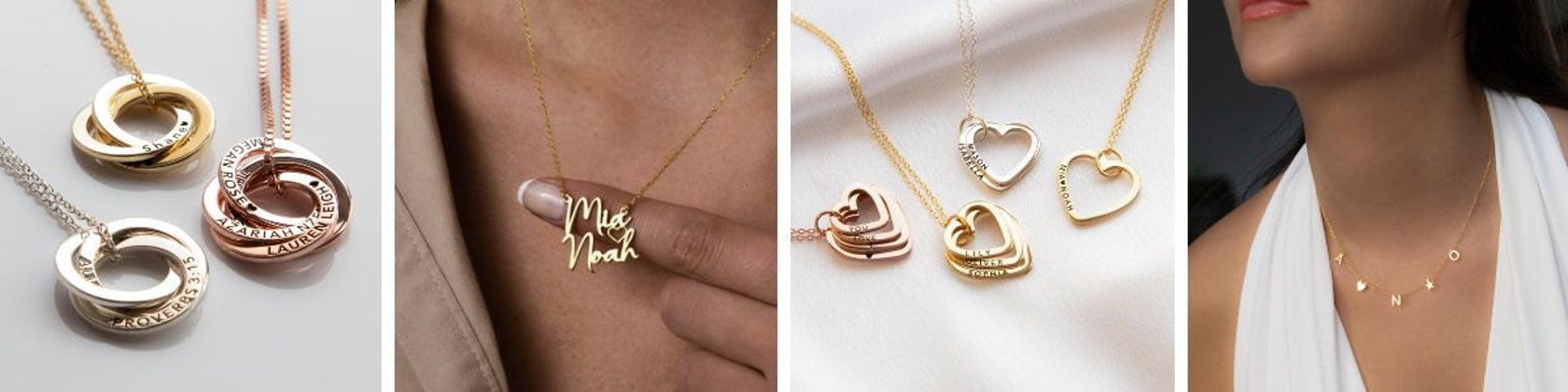 Personalised Interlocking Circles Necklace | Lisa Angel