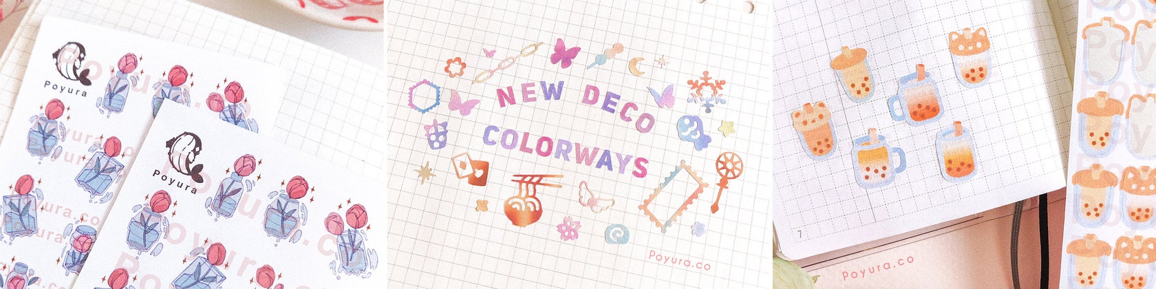 High Tea Deco Sticker Sheet – Poyura