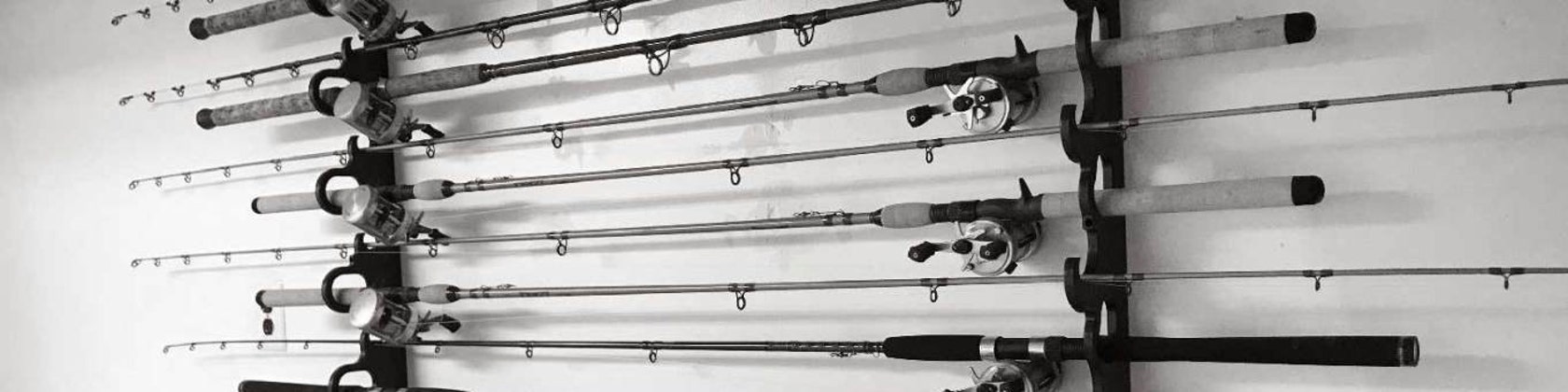 11 INSHORE Same Side Fishing Rod Rack Pole Reel Holder / Organizer